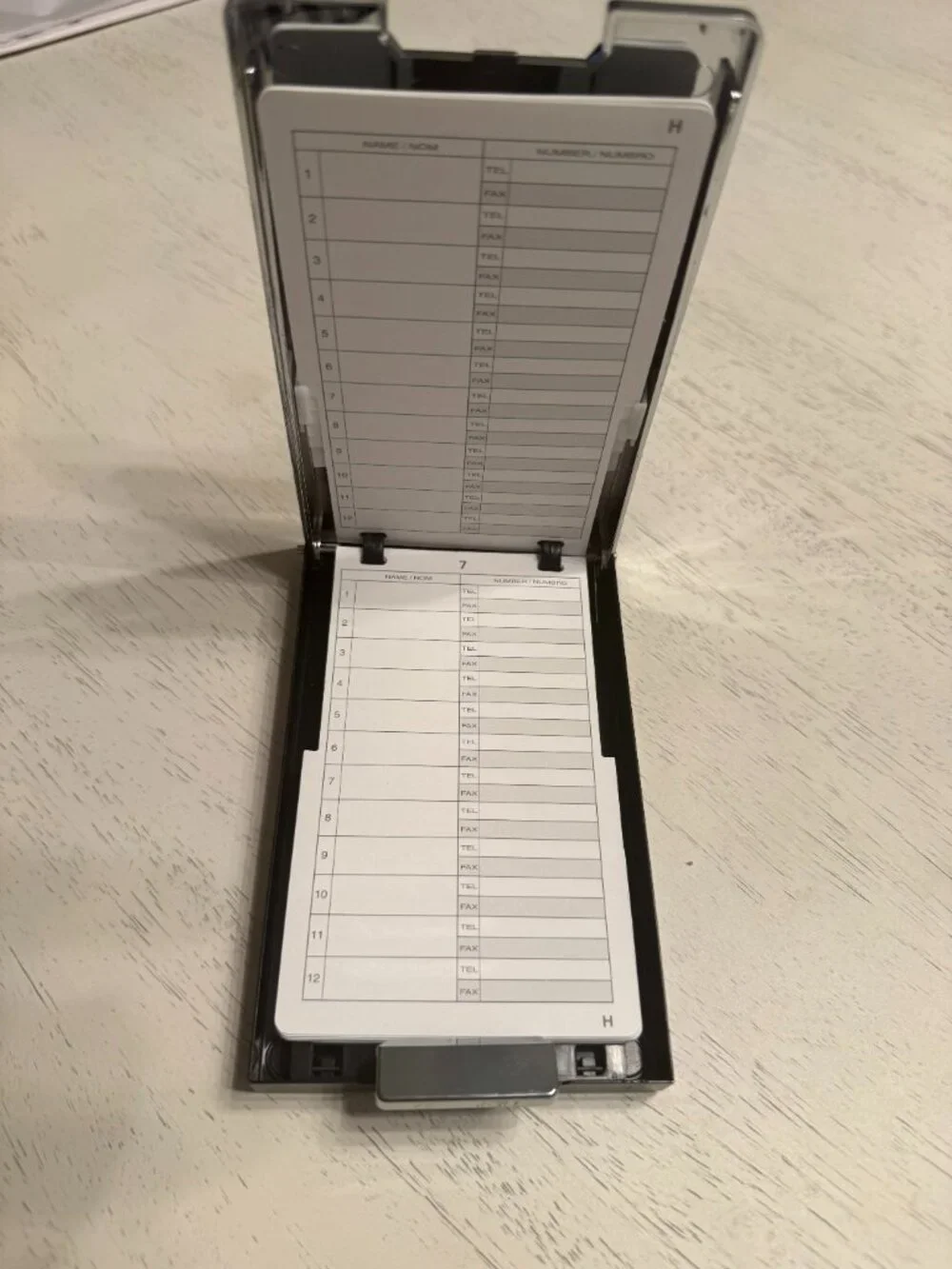 MCM Vintage Telephone List Finder Desktop Address Book NWT